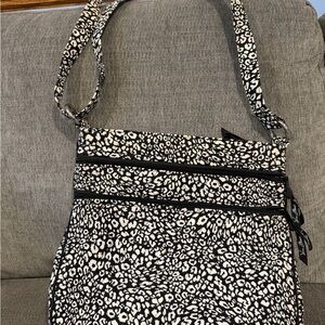 Vera Bradley Black and White Crossbody Bag